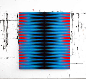 Pablo Griss. Color Magnetic Continuum. Double Blue and Red