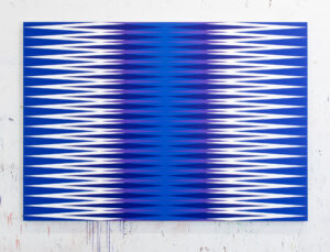 Pablo Griss. Intervention. Double Blue and Violet