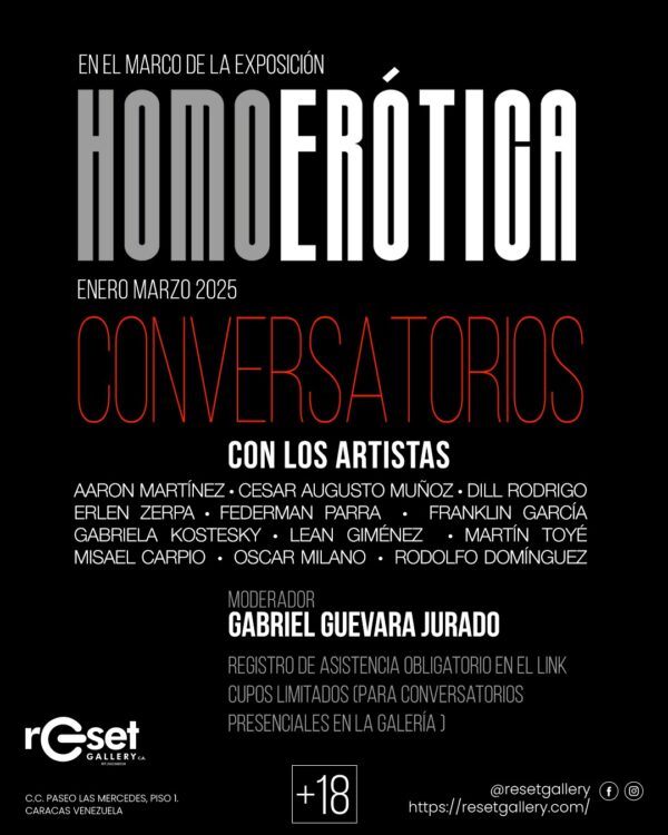 Conversatorios en el marco de la Exposición HOMOerótica