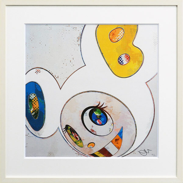 Takashi Murakami. And Then x 6 (White: The Superflat Method, Blue and Yellow Ears)