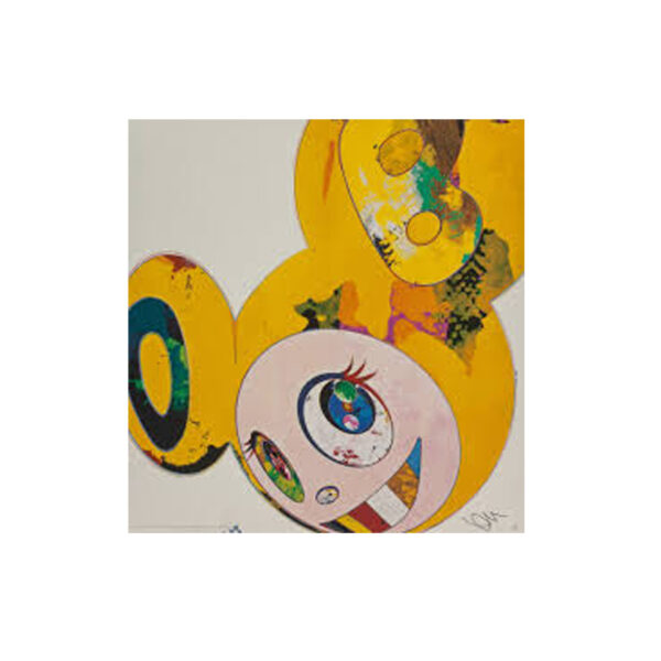 Takashi Murakami.And Then x 6 (Yellow Universe)