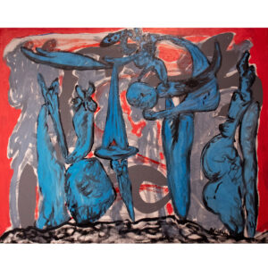 Rafael Jaén. La Crucifixión según Grunewald - Tribute to Picasso