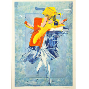 Francisco Hung. Serie Materia Flotante Azul