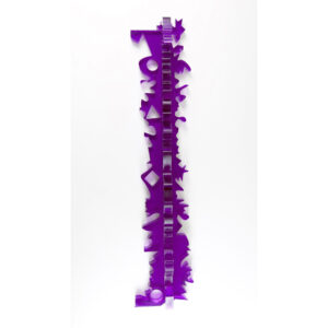 Salvador Guida. Conformación Traslucida Horizontal / Vertical Violeta