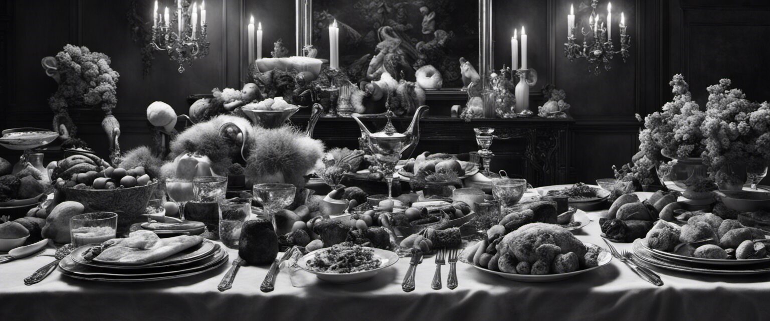 Ricardo Arispe. Retrato de la Gula: Un Exceso en Blanco y Negro