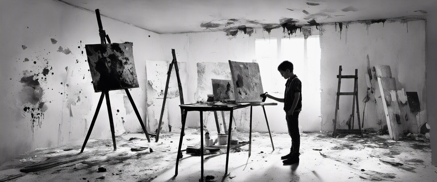 Ricardo Arispe. El Alma del Creador: Un Retrato Artístico en Ecos de Gris